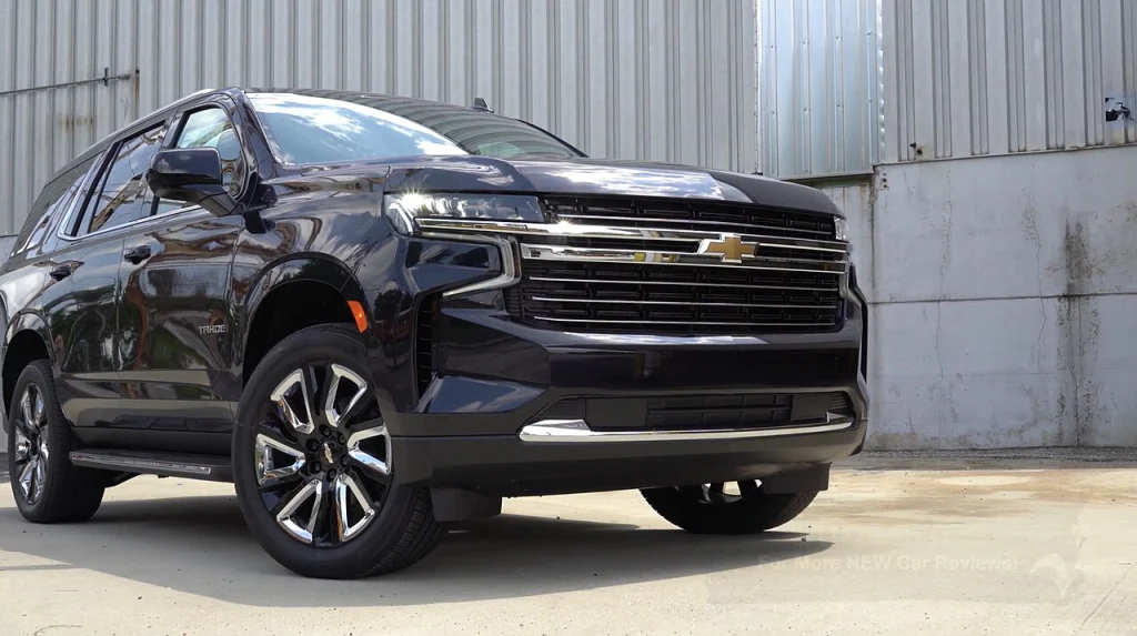 Black Chevrolet Tahoe SUV parked outside